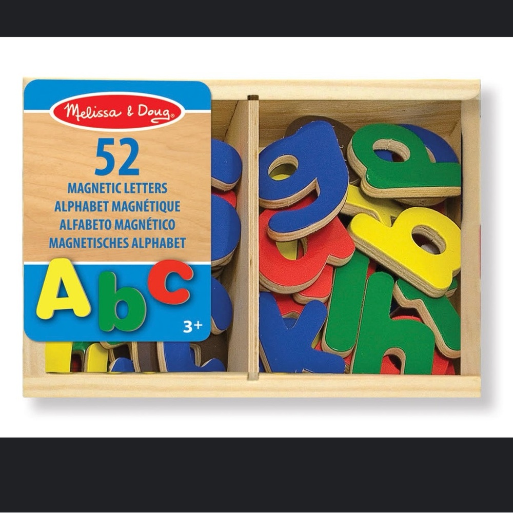 🔥Melissa & Doug Wooden Letter Alphabet Magnets